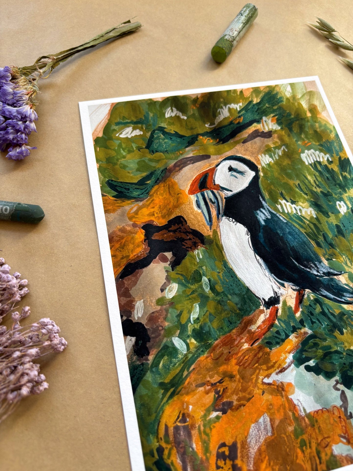 Puffin Art Print