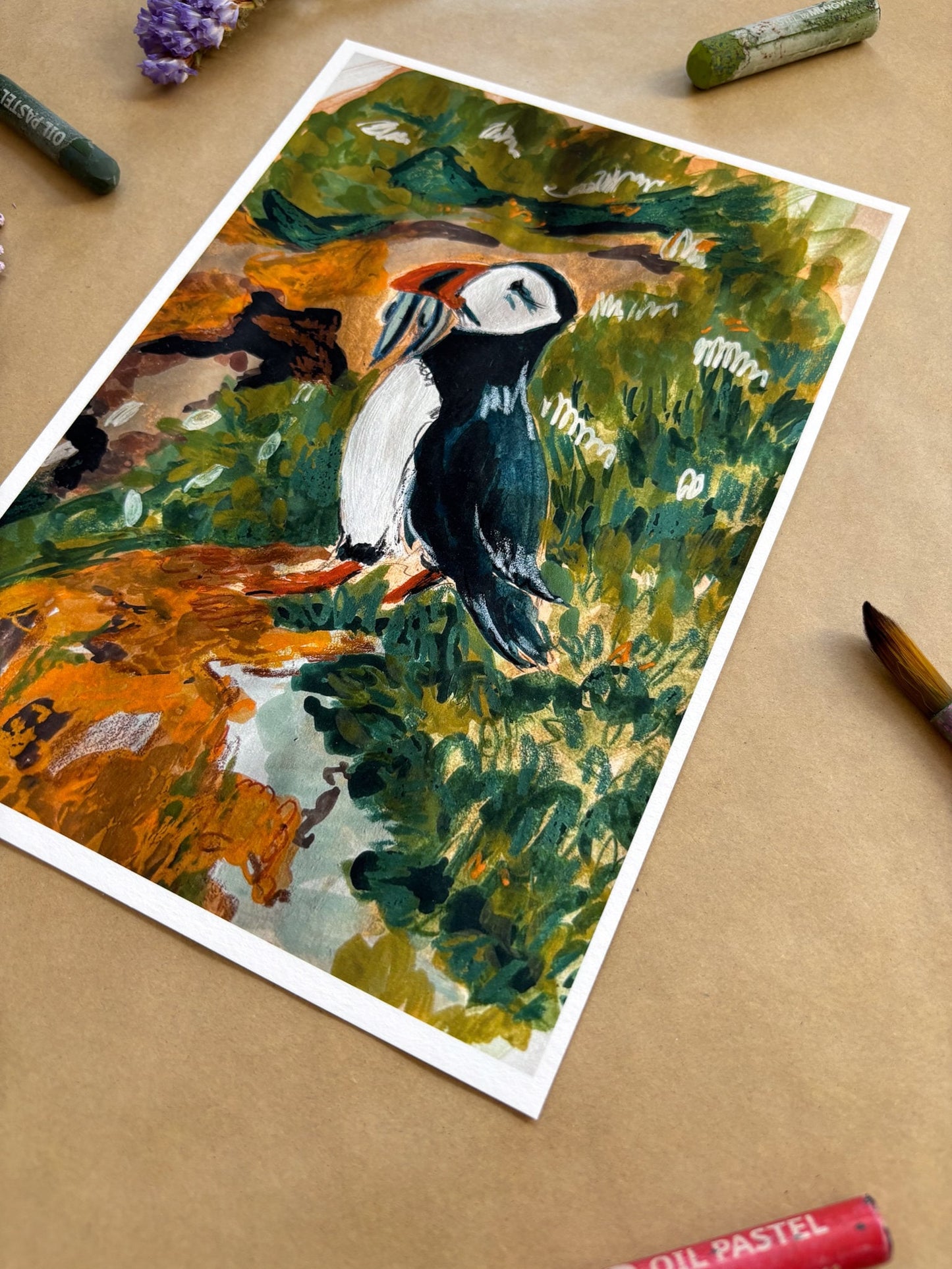 Puffin Art Print