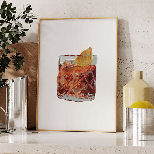 Negroni Art Print