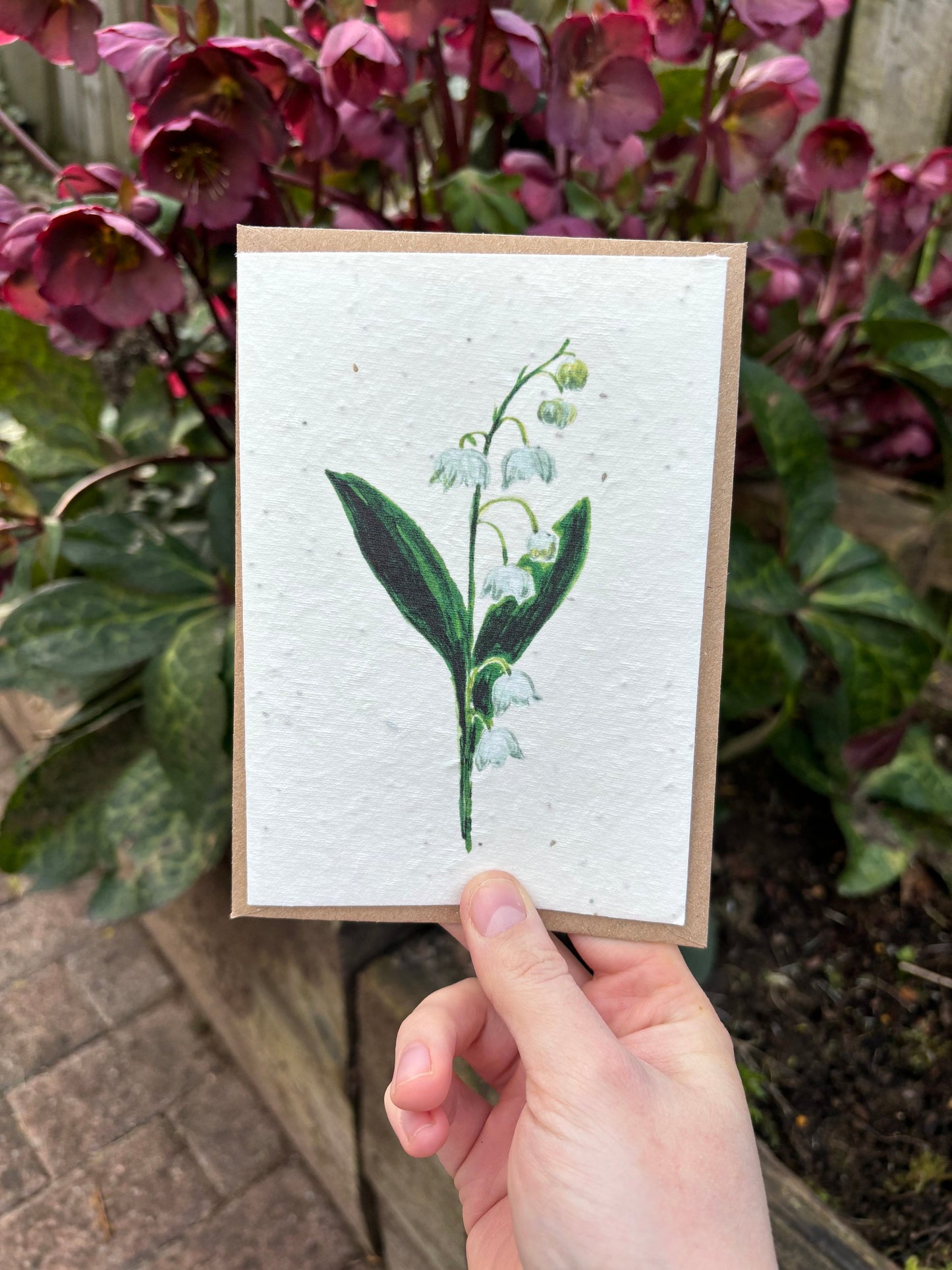 Lily of the Valley Seed Paper Card