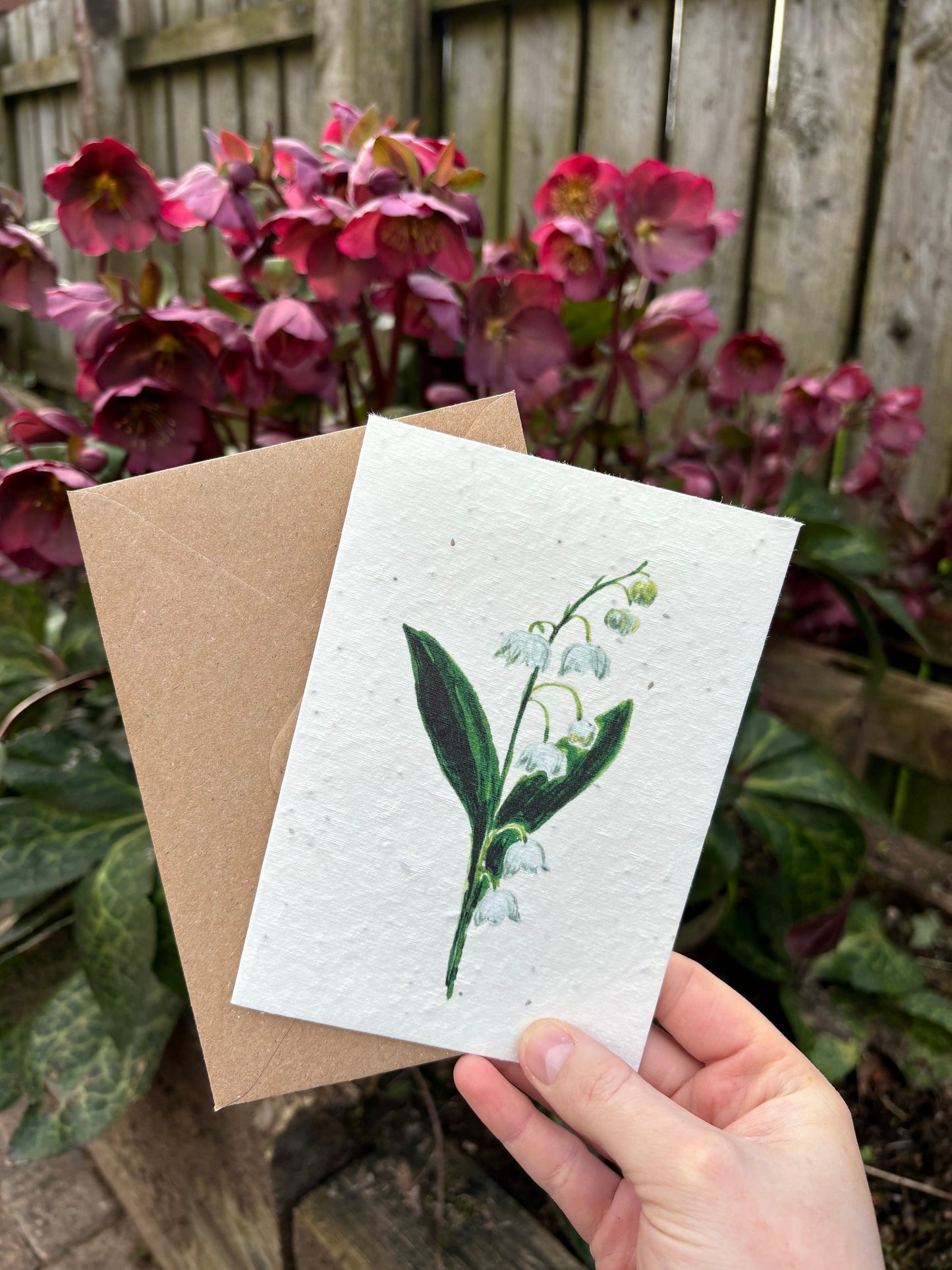 Lily of the Valley Seed Paper Card