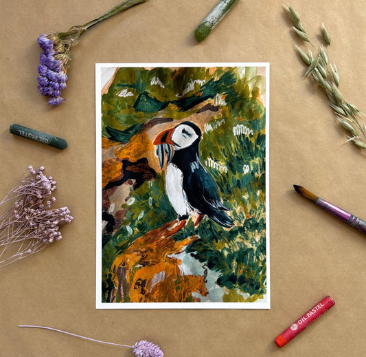 Puffin Art Print