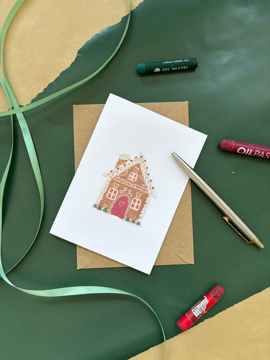 Gingerbread House Card