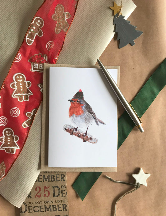 Christmas Robin Card