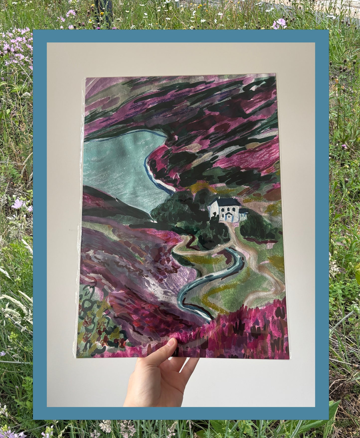 Sale - Scottish Heather Print A3