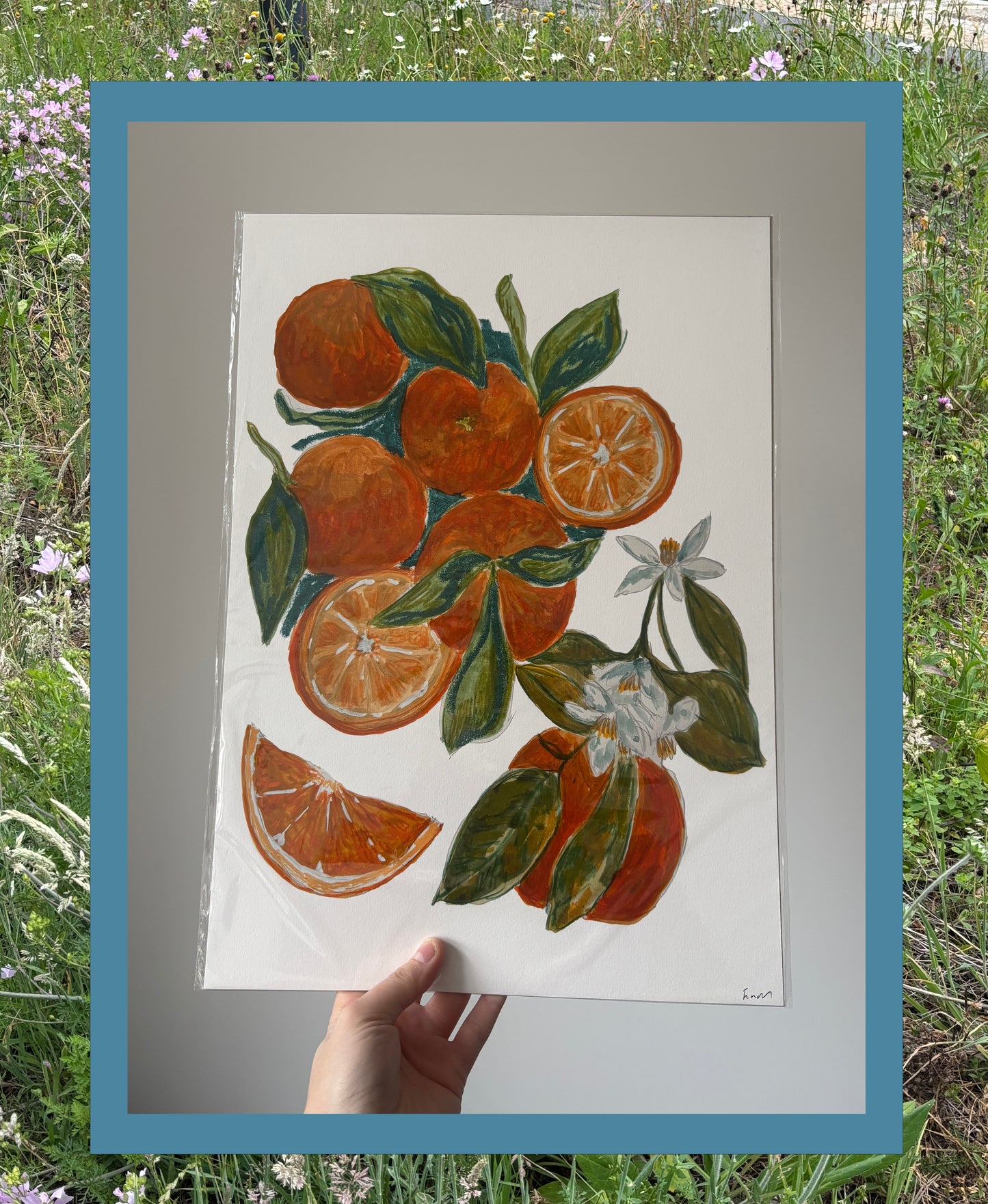 Sale Oranges Print A3