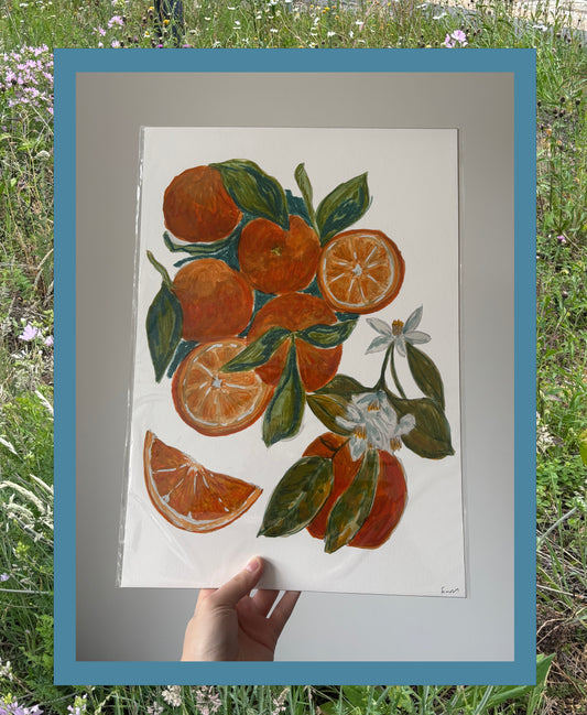 Sale Oranges Print A3