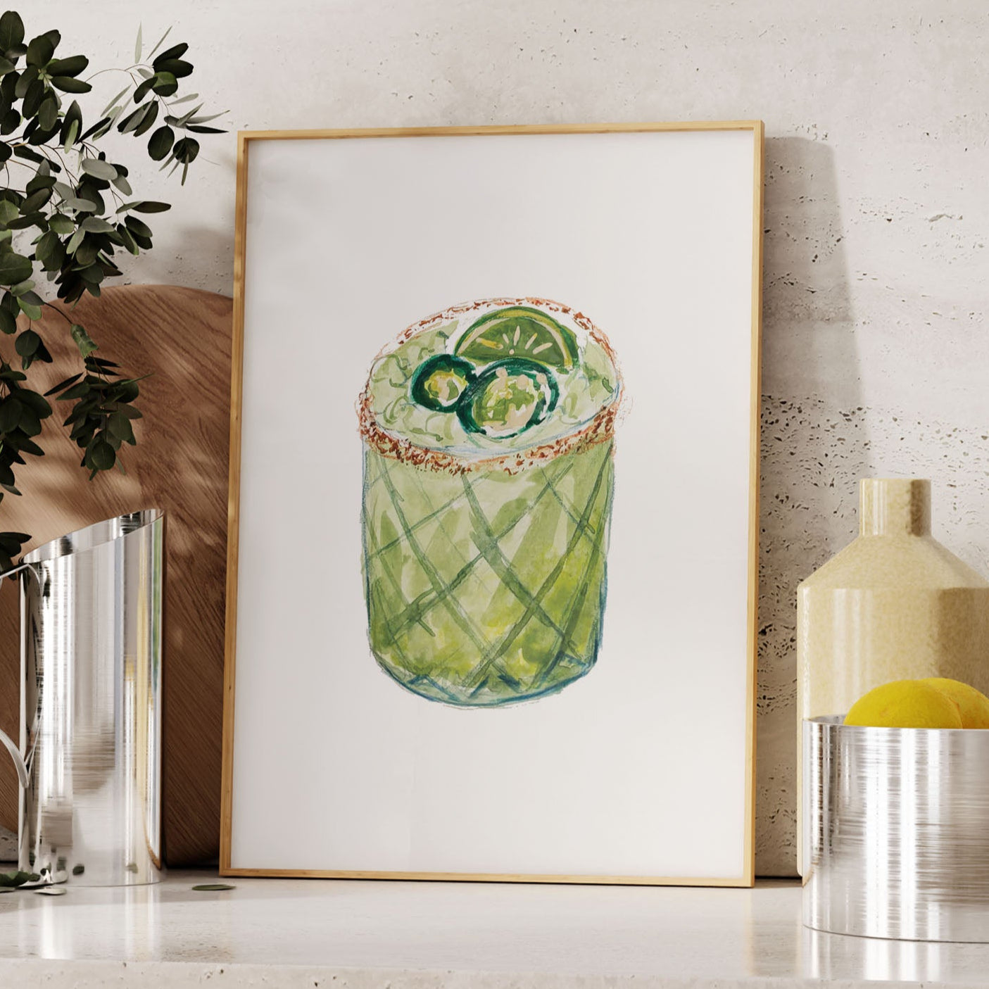 Spicy Margarita Art Print