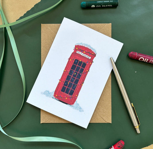 London Telephone Box Card