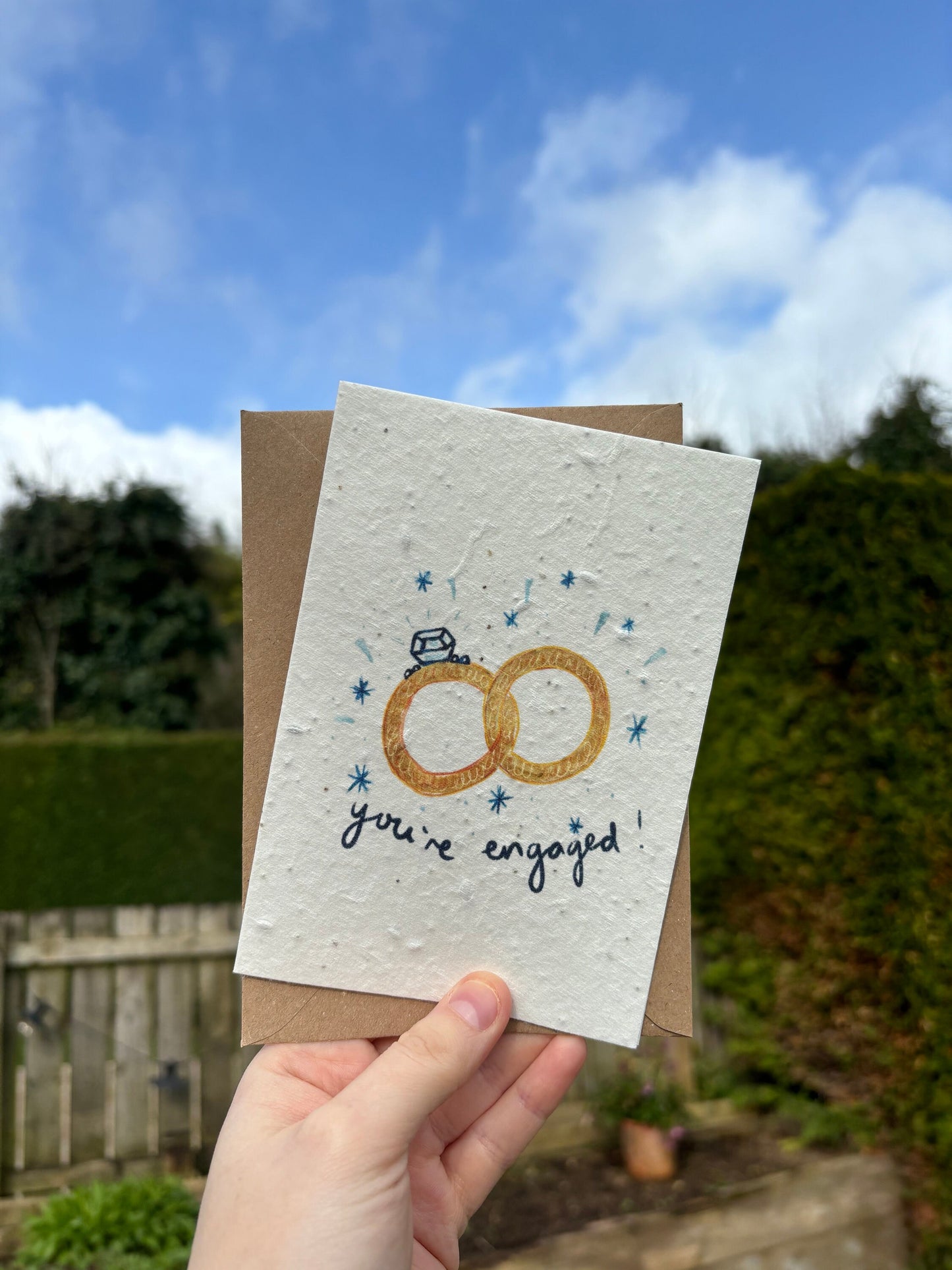 You're Engaged Seed Paper Card